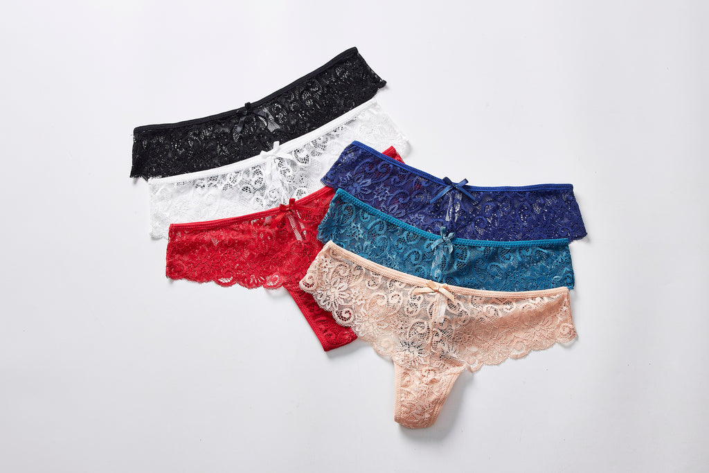 Lace Thong Panty (6 Pack)